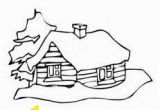 Log Cabin Coloring Page Log Cabins Coloring Pages