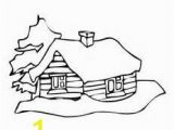 Log Cabin Coloring Page Log Cabins Coloring Pages