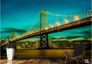 London Bridge Wall Mural Bridge Wallpaper Bridge Wall Mural California Wallpaper San Francisco Wallpaper Bridge Wall Mural Bridge Wall Decal City Night Decal