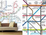 London Map Wall Mural Free London Underground Tube Map Designer Wallpaper