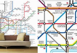 London Map Wall Mural Free London Underground Tube Map Designer Wallpaper