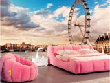 London Skyline Wall Mural London Wall Mural for Interior London Eye Wallpaper for Wall Decor London Wall Decal for Home London Wall Mural for Living Room Sku