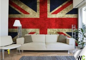 London themed Wall Murals A Vintage Wall Mural Of the Union Jack