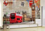 London themed Wall Murals Amazon Murals Custom 4d Wallpaper Building Series Big