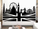 London themed Wall Murals London Skyline Wall Decals