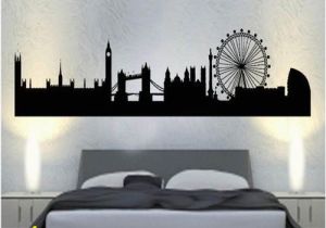 London themed Wall Murals Wandtattoo London Skyline East Urban Home Farbe