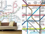 London Underground Wall Mural Free London Underground Tube Map Designer Wallpaper