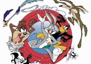 Looney Tunes Wall Murals Mahalaxmi Art & Craft Looney Tunes Bugs Bunny Daffy Duck Sylvester Paper Art Prints without Frame