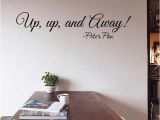 Lord Of the Rings Wall Mural Peter Pan Wall Sticker Quotes Diy Vinyl Up Up and Away Wall Art Decals for Living Room and Fice Decoration Motivational Decor Decal Wall Decor Decal