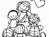 Love One Another Coloring Page Lds Behold Your Little Es Lesson 5 Jesus Christ Showed Us