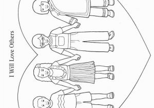 Love One Another Coloring Page Lds Lds Clipart Love One Another