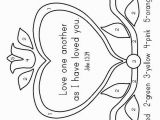 Love One Another Coloring Page Lds Love E Another Color Sheet