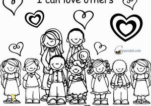 Love One Another Coloring Page Lds Pin On Printable