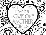 Love One Another Coloring Page Lds Scripture Coloring Page Love E Another