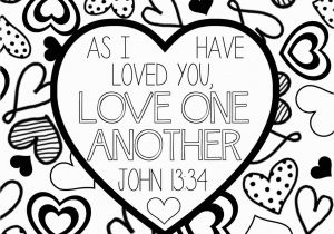Love One Another Coloring Page Lds Scripture Coloring Page Love E Another
