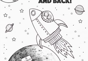 Love You to the Moon and Back Coloring Page Love You to the Moon and Back Coloring Pages Sketch