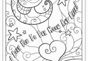 Love You to the Moon and Back Coloring Page Moon and Back Small