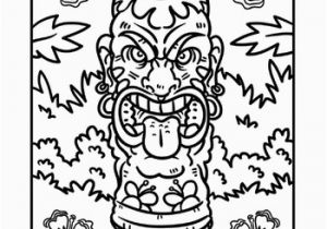 Luau themed Coloring Pages Tiki Coloring Page Luau Party Pinterest