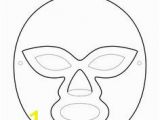 Luchador Mask Coloring Page 34 Best Masks for Children Images