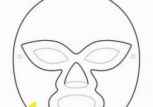 Luchador Mask Coloring Page 34 Best Masks for Children Images