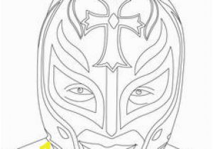 Luchador Mask Coloring Page 37 Best Coloring Pages Wwe Images