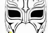 Luchador Mask Coloring Page 37 Best Coloring Pages Wwe Images