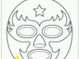 Luchador Mask Coloring Page 38 Best Luchador Stuff Images