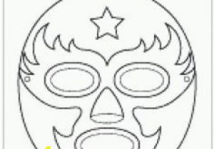 Luchador Mask Coloring Page 38 Best Luchador Stuff Images