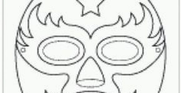 Luchador Mask Coloring Page 38 Best Luchador Stuff Images