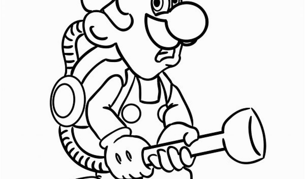 Luigi Mansion Colouring Pages Mario Bros Para Colorear Cumple De The 