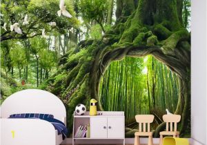 Magical forest Wall Mural Beibehang Classic Interior 3d Wallpaper Magical forest Cafe