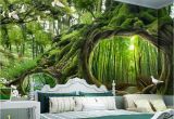Magical forest Wall Mural Beibehang High Quality 3d Wallpaper Magical forest Tree Hole