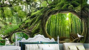 Magical forest Wall Mural Beibehang High Quality 3d Wallpaper Magical forest Tree Hole