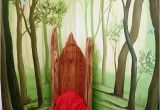 Magical forest Wall Mural Enchanted Story forest Mural Hand Painted In Grove Park Primary