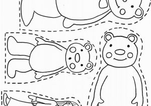 Magnet Coloring Page 3 Bears Printable Want Use to Make Magnet Board Pieces for
