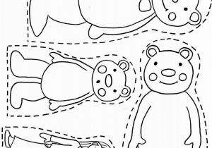 Magnet Coloring Page 3 Bears Printable Want Use to Make Magnet Board Pieces for