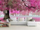 Make Your Own Mural Wallpaper 3d Wallpaper Bedroom Mural Roll Romantic Purple Tree Wall Background