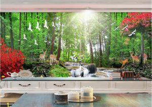 Make Your Own Wall Mural Custom 3d Wall Mural Wallpaper Nature Landscape Hd Red Trees Trees