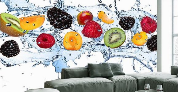 Make Your Own Wall Mural Custom Wall Painting Fresh Fruit Wallpaper Restaurant Living