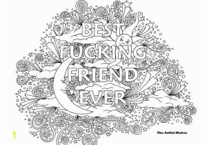 Making Friends Coloring Pages Bff Best Fucking Friend Ever Adult Coloring Page by the Artful