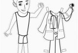 Male Nurse Coloring Pages Make A Paper Doll Doctor