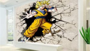 Man On the Moon Wall Mural Dragon Ball Wallpaper 3d Anime Wall Mural Custom Cartoon