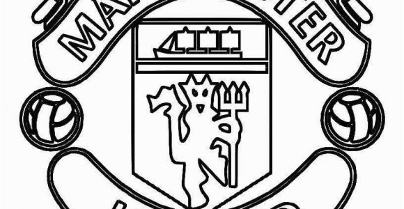 Man Utd Coloring Pages Print Manchester United Logo soccer Coloring Pages or Download