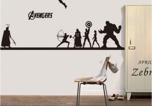 Manchester United Wall Murals Creative Diy the Avengers Wall Sticker Iron Man & Hulk & Captain