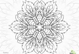 Mandala Stress Relief Coloring Pages for Adults Flawless Flower Free Coloring Pages for Adults to Print