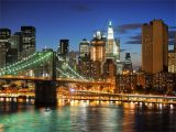 Manhattan Lights Wall Mural New York City California tour Blog