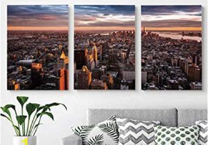 Manhattan Skyline Wall Mural Amazon Modern Salon theme Mural Aerial View Of the