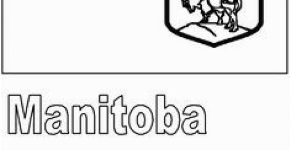 Manitoba Flag Coloring Page 196 Best School Canada Images