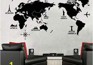 Map Wall Mural Decal Amazon Poster Letter World Map Quote Scratch Map Vinyl