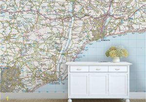 Map Wall Murals Uk Custom ordnance Survey Map Wallpaper Modern by Love Maps On